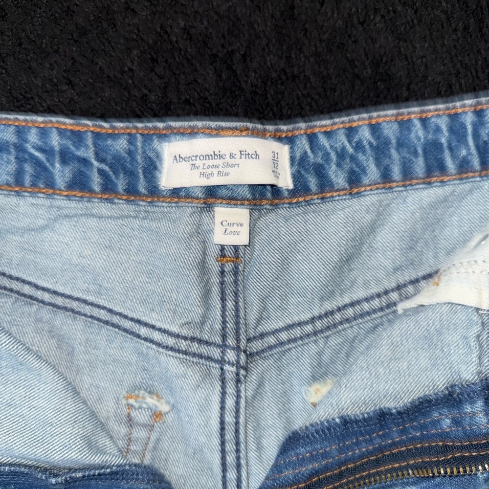 Abercrombie & Fitch High Rise Jean Shorts